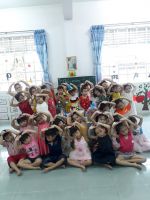 Trường MN Lê Thi Trung tổ chức sinh nhật cho các cháu